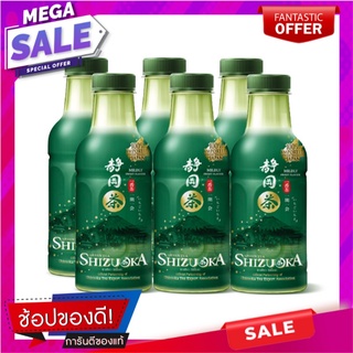 ชิซึโอกะ ชาเขียวพร้อมดื่ม ผสมผงมัทฉะ สูตรหวานน้อย 440 มล. แพ็ค 6 ขวด Shizuoka Green Tea Low Sugar 440 ml x 6