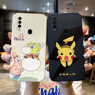 เคสโทรศัพท์มือถือ ลายการ์ตูนปิกาจู สพันจ์บ็อบ สําหรับ วีโว่ Y17 Y15 Y12 Y11 Y19 Y12s Y12a Y20i Y20 Y20s V11i V5 V5s V5 Lite Y66 Y65 Y67 V9 Youth Y85 Y52 5G Y50t Y81 Y81i Y91c Y1s X21 X20 S1 Pro S1