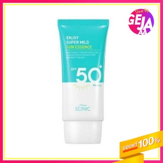 [สินค้าของแท้/พร้อมส่ง100%] Scinic  Enjoy Mild Sun Essence Ex Spf50+ Pa++++ 50ml