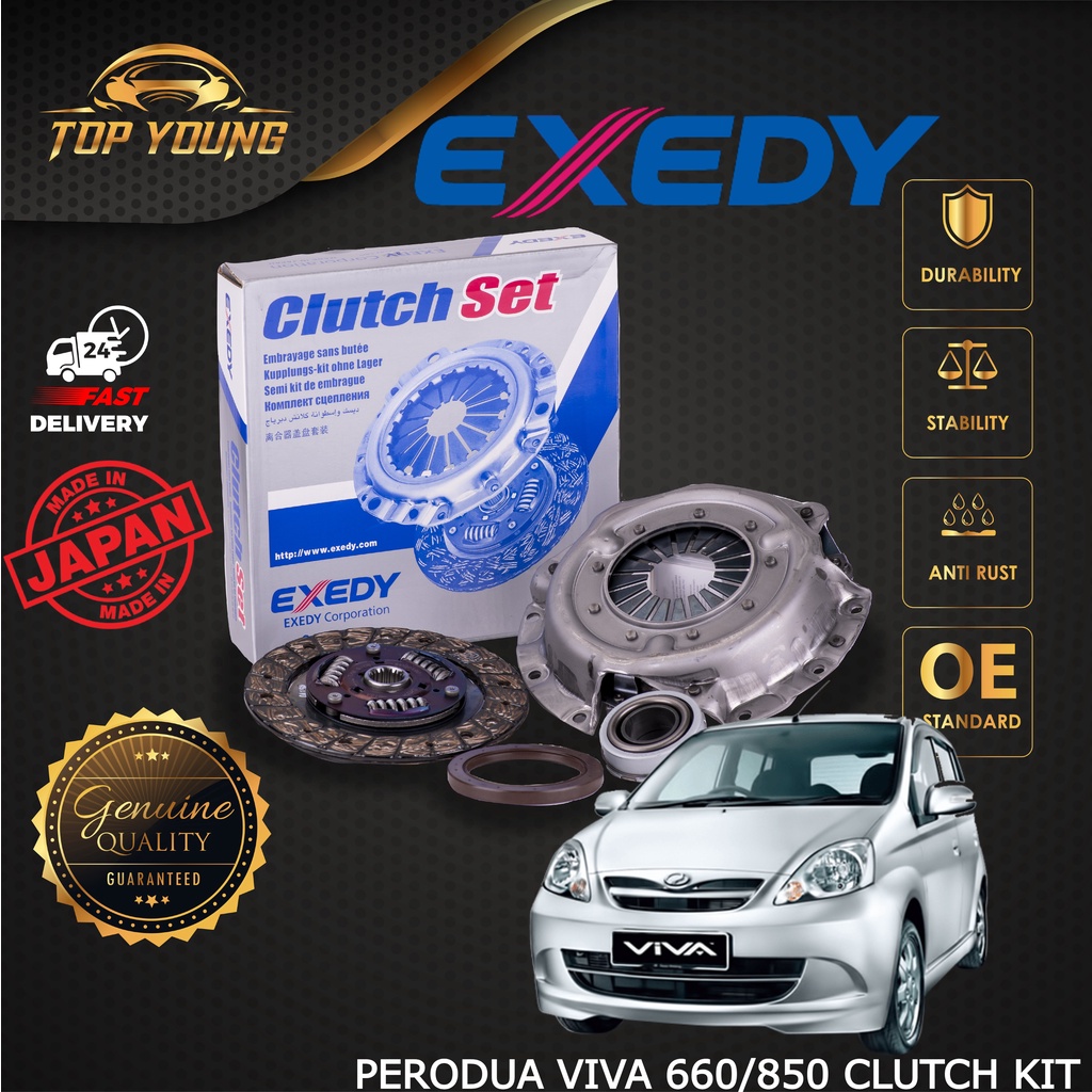 EXEDY DAIKIN - PERODUA VIVA 660 / 850 CLUTCH KIT DH556U036U