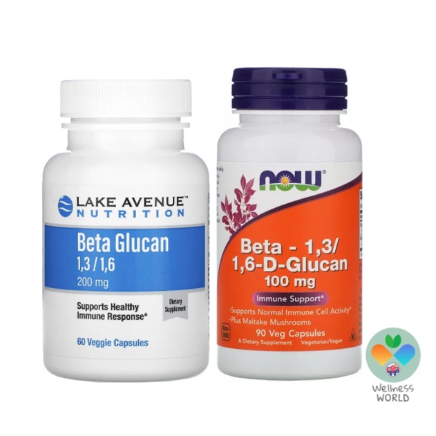 &lt; พร้อมส่ง &gt; Lake Avenue Nutrition / Now Foods, Beta Glucan 1-3, 1-6 - เบต้า กลูแคน เสริมภูมิต้านทาน
