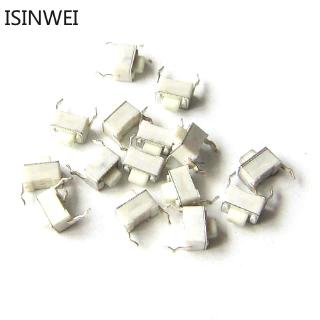 50pcs/lot 3*6*5.0 2pin 3*6*5mm Switch White 5.0H Tact Switch Car Key Button