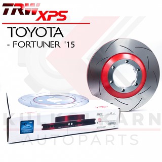 TRW จานเบรคหน้า รุ่น XPS TOYOTA FORTUNER 15 (ใส่แทนของเดิมได้ทันที) (DF8234XSS)