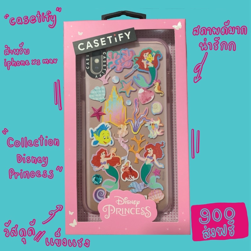 Casetify แท้💯 Disney princess x Casetify for iphone xsmax มือสอง