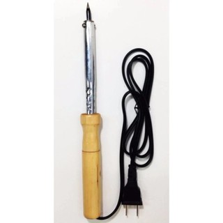 PK Soldering Iron ชุดเครื่องมือช่างอิเล็คทรอนิคส์ หัวแร้งแช่ 60W ด้ามไม้   #341