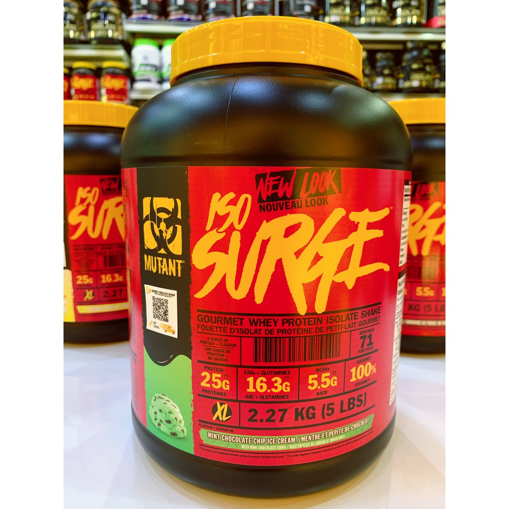 Mutant ISO Surge 5lbs มิวแทนท์ไอโซเสิร์ช โปรตีนสูง แคลลอรี่น้อยขนาด5ปอนด์