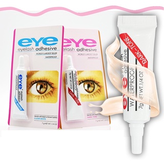 ✌พร้อมส่ง✌Eye กาวติดขนตาปลอม แพ็ค 7 กรัม สีดําและสีขาว กาวติดขนตาสองชั้น