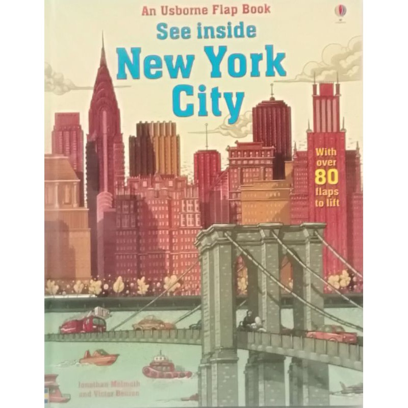 See Inside New York City เหมาะสำหรับ 6 ขวบ+ Board book กระดาษแข็งทุกหน้า with flaps