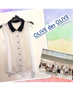 เสื้อแขนกุด อก36” แบรนด์OLIVE des OLIVE