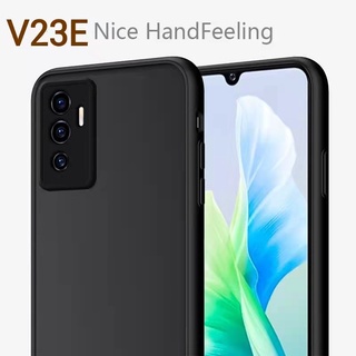 V23E(พร้​อมส่งในไทย)เคสขอบนิ่มหลังแข็งขุ่นคลุมกล้องVivo V23E 5G