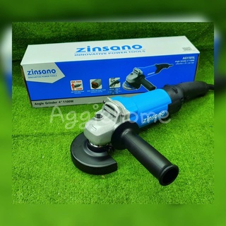 ZINSANO เครื่องเจียร์ 4นิ้ว รุ่น AG1101L 220V กำลัง 1100วัตต์ ขนาด 4นิ้ว เจียร์มือถือ เจียร์