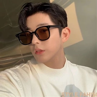 🔥แว่นกันแดดผู้ชาย ทรงเหลี่ยม แว่นตาแฟชั่นผู้ชาย สไตล์เกาหลี