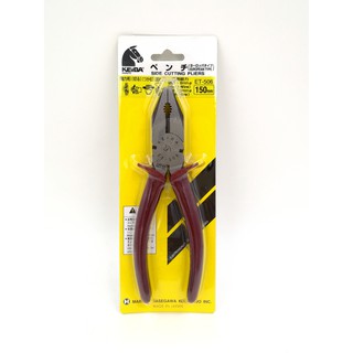 KEIBA คีมปากจิ้งจก ET-506 ด้ามแดง 6" Made in Japan