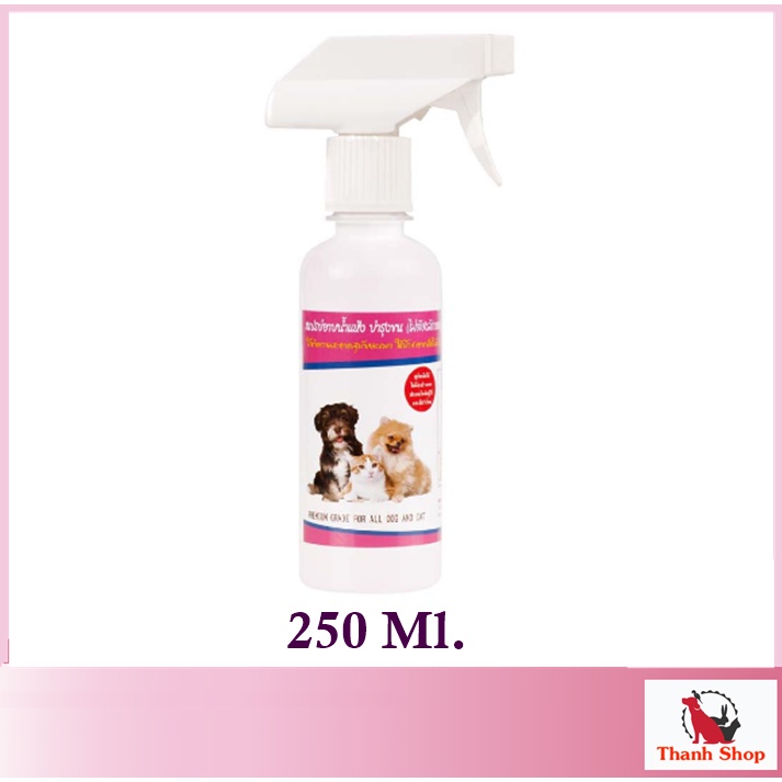 สเปรย์อาบน้ำแห้ง แมว สุนัข PET8 DRY SHAMPOO size 250 mL