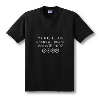 [S-5XL]เสื้อยืดแขนสั้นลําลอง ผ้าฝ้าย พิมพ์ลาย YUNG LEAN UNKNOWN DEATH Sad Boys แฟชั่นฤดูร้อน สไตล์ฮิปฮอป สําหรับผู้ชาย ไ