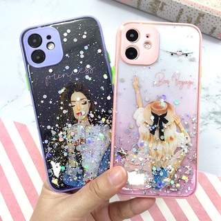 Oppoพร้อมส่ง!! เคส TPU ขอบสีกันกล้อง กากเพชรกริตเตอร์ เคสไล่สี เคสมือถือ ลายการ์ตูน รายละเอียดสินค้า