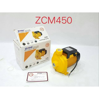 ZRM ปั๊มน้ำไฟฟ้า 1 นิ้ว 0.6 แรง ZCM450 ขดลวดทองแดง ใบพัดสแตนเลส เพลาสแตนเลส