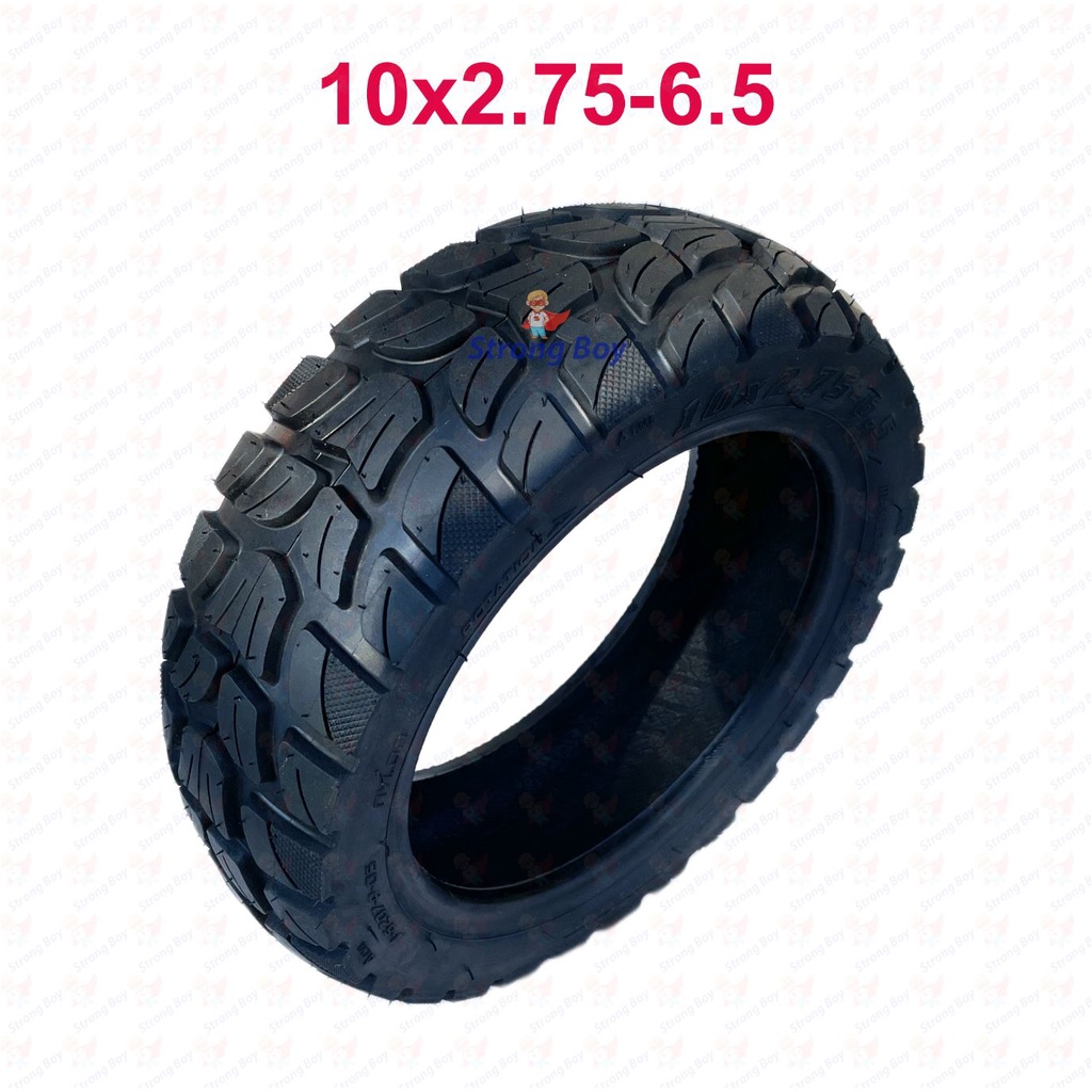 ยางนอก 10x2.75-6.5 Off-road ไม่ต้องใส่ยางใน จักรยานไฟฟ้า tubeless tire สกู๊ตเตอร์ไฟฟ้า จักรยานไฟฟ้า E-Bike นุ่มนวน - รูปที่ 2