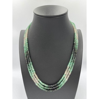 มรกต Emerald beads necklace