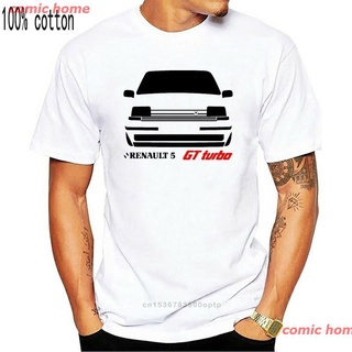 New Camiseta Renault 5 Gt Turbo เสื้อยืดผู้ชาย ดพิมพ์ลาย ดผ้าเด้ง คอกลม cotton แฟชั่น sale