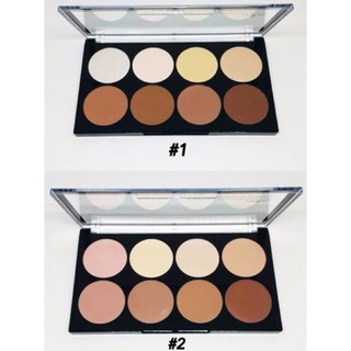 เนื้อฝุ่น odbo highlight &amp; contour pro palette ไฮไลท์ คอนทัว เนื้อฝุ่น od138