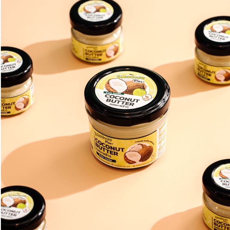 เนยมะพร้าว สูตร Low Sugar หวานน้อย Vegan น้ำตาลน้อย ไฟเบอร์สูง ไม่มีคอเลสเตอรอล สายคลีน หวานน้อย - รูปที่ 2