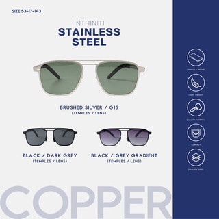 แว่นกันแดด inthiniti / Copper - Stainless Steel