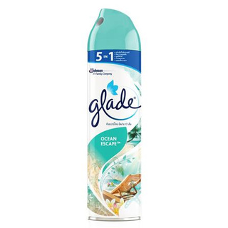 สเปรย์ปรับอากาศ GLADE กลิ่นโอเชี่ยนเอสเคป 320 มล. ให้ความหอมสดชื่นยาวนาน และกลบกลิ่นอันไม่พึงประสงค์