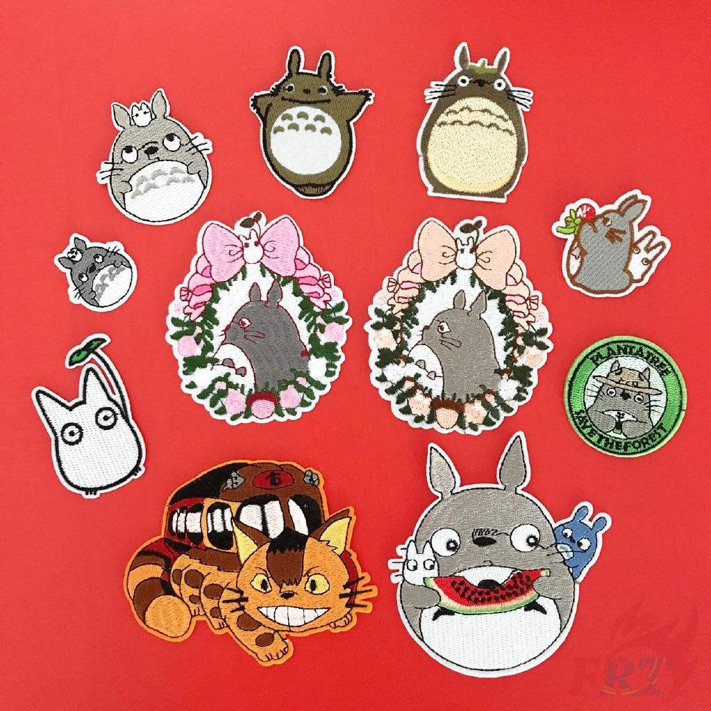 ☸ Movie - My Neighbor Totoro Patch ☸ 1Pc Totoro Diy Sew On Iron On Badges Patches（Totoro - Series 02）