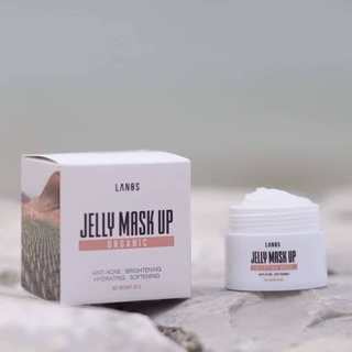 เจลลี่มาส์ก ลานอส  Jelly mask up มาส์กเนื้อเจล ลดสิว ลดรอยแดง ลดรอยดำ ไม่มีน้ำหอม มาส์กหน้า