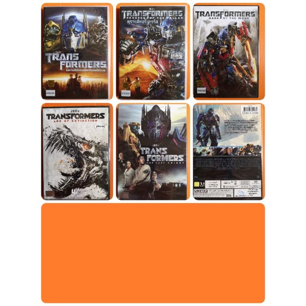 DVD SE : Transformers , Transformers 2 Revenge of the Fallen , Transformers 4 Age of Extinction , Tr