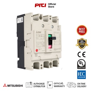 Mitsubishi NF125 CV 3P 125A Molded Case Circuit Breaker (MCCB) เบรกเกอร์ มิตซูบิชิ