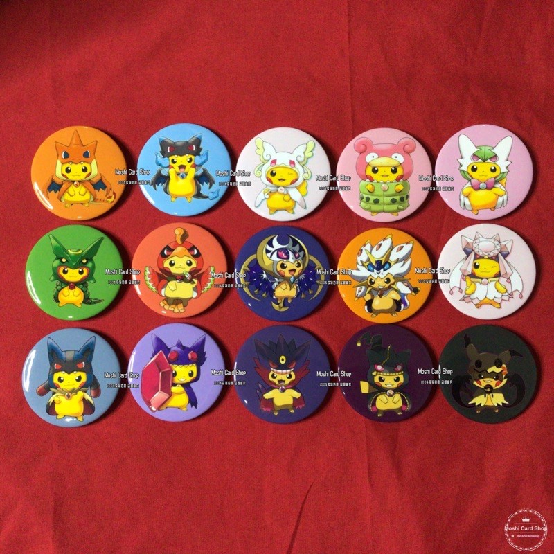 [Badge] ป้าย Pokemon-Pikachu Series, Pokemon/Pokemon/Pokemon-Pikachu Series Badge เข็มกลัดเหรียญ Cha