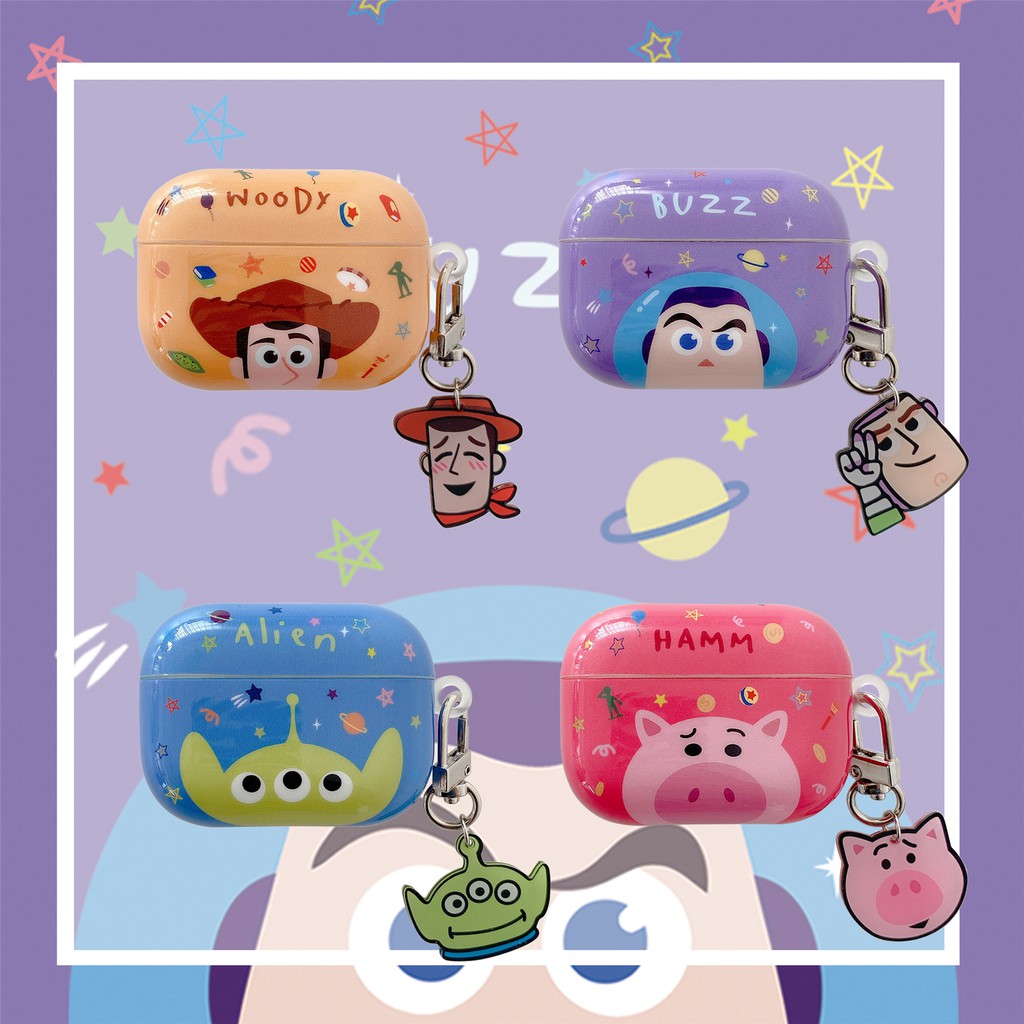 airpods 4 3 case toy story น่ารักการ์ตูน Airpod gen2 pro 2 1 2021 ป้องกันการตกอย่างสร้างสรรค์