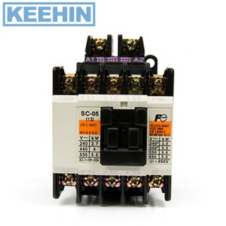 แมกเนติกคอนแทคเตอร์ รุ่น SC-05 220V FUJI Magnetic Contactor Model SC-05 220V FUJI