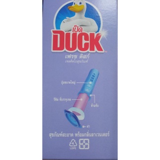 เป็ด Duck แผ่นเจลติดโถสุขภัณฑ์1กล่องมี12แผ่นแถมหลอดรีฟิว2หลอด