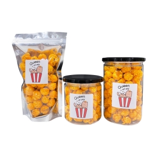 (มีโค้ด +ลด5%) ป๊อปคอร์นคาราเมล ป๊อปคอร์นชีส Caramel Popcorn Cheese Popcorn ป็อปคอร์น เคลือบคาราเมล คอร์นเฟลกคาราเมล ขนม