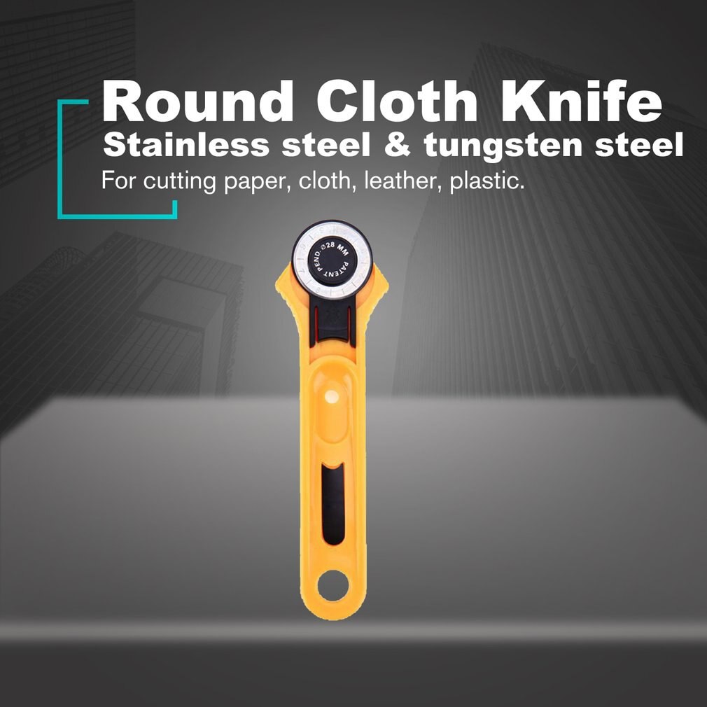 เครื่องตัดโรตารี่ Circular Cut Blade Patchwork Roller ล้อผ้าหนังหัตถกรรม DIY เย็บอุปกรณ์เสริม