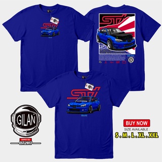 เสื้อยืด ลาย Sakazuki SUBARU IMPREZA STI WRX WRC V5 สําหรับรถยนต์