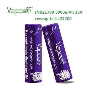 Vapcell INR21700 5000mAh 3.7V 15A 2ก้อน ของแท้