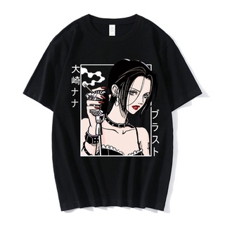 เสื้อยืดแขนสั้นลําลอง ผ้าฝ้าย 100% พิมพ์ลายอนิเมะ Nana Osaki แฟชั่นฤดูร้อน สไตล์ฮิปฮอป สําหรับผู้ชาย และผู้หญิงS-5XL