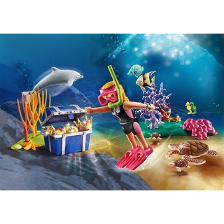 Playmobil 70678 Gift Set Treasure Diver Gift Set ชุดของขวัญ นักประดาน้ำหาสมบัติ