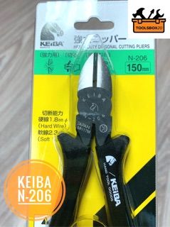 KEIBA # N-206 คีมปากเฉียง 6”