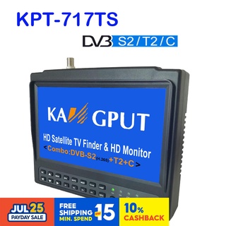 ⭐⭐⭐Kpt-717s/t DVB-S2 DVB-T/T2 DVB-C เครื่องวัดดาวเทียมดิจิทัล H.265 vs kpt716ts SATLINK WS-6933 SATLINK ST-5150