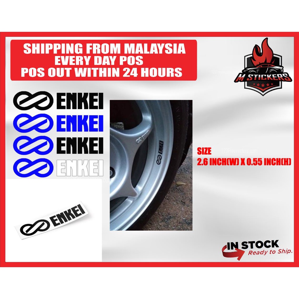 ENKEI SPORT RIM สติ๊กเกอร์สติ๊กเกอร์รถยนต์สติ๊กเกอร์ KORETA สติ๊กเกอร์กีฬา RIM RPF1