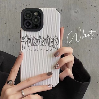 เคสโทรศัพท์มือถือหนัง ลายเปลวไฟ หรูหรา สําหรับ iphone 14 Pro Max i14 plus 13 Pro Max i13 13pro 11 Pro Max i11 X XR Xs Max 7 plus 8 plus 12Pro 12 Pro Max