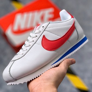 Nike Classic Cortez รองเท้าวิ่ง สีขาว สําหรับผู้ชาย และผู้หญิง ของแท้ 100%