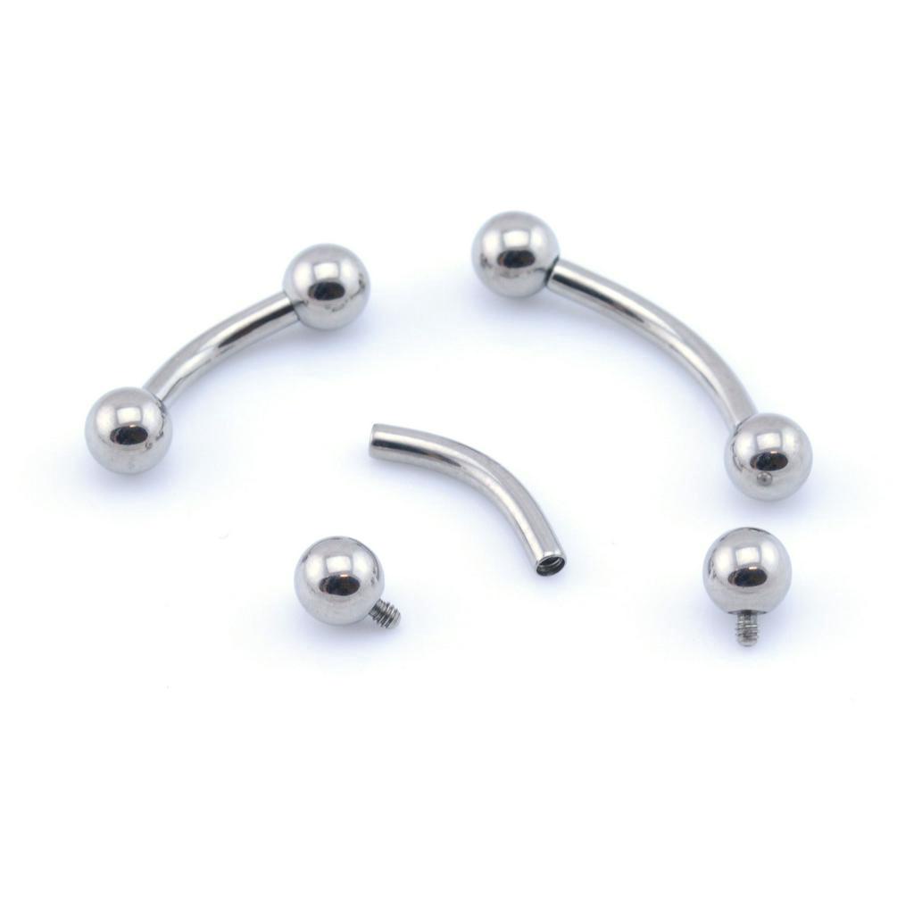PiercingRoom by jay จิวก้านโค้ง Banana Barbell เกรดการแพทย์