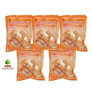 เตียฮั่วหยู ขนมคอเป็ด ของดีเมืองขอนแก่น 120 กรัม 5 sachets Teaw Hua Yue Kanom Korped 120 grams 5 sachets