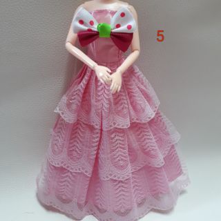 ชุดกระโปรงตุ๊กตาลูกไม้ครึ่งรอบ มีสินค้าพร้อมส่ง  #BB071